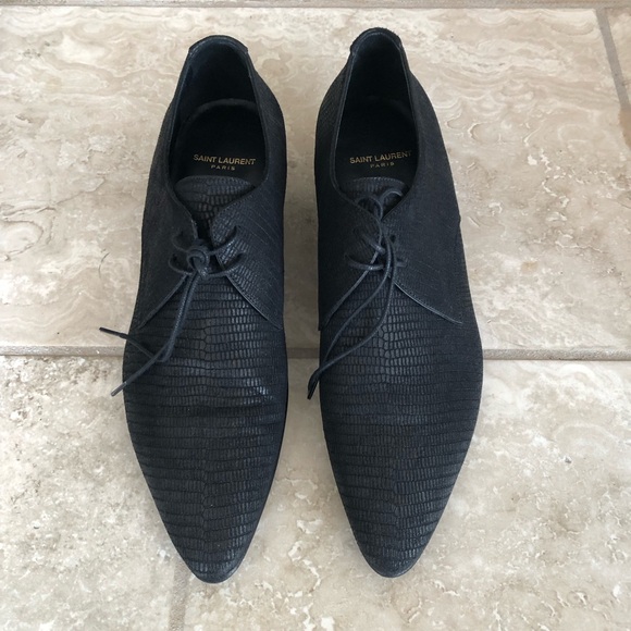 Saint Laurent Men’s Jonás Lace-ups - Picture 2 of 7